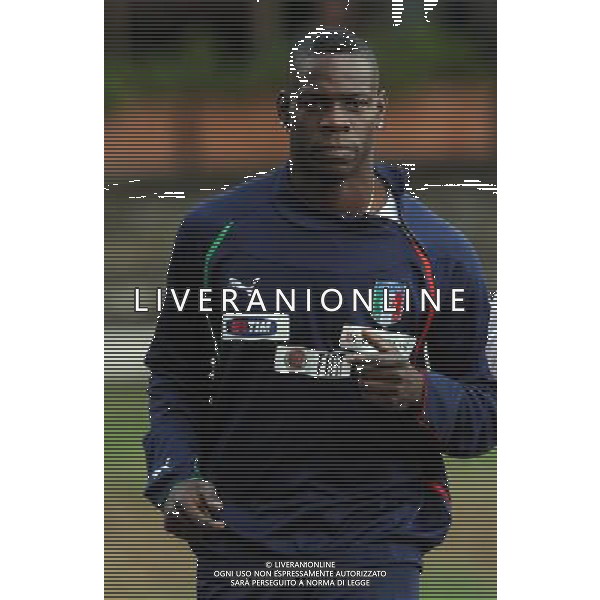 Raduno Nazionale Italiana a Coverciano Firenze - 08.11.2011 Allenamento Nella Foto:Balotelli /Ph.Vitez-Ag. Aldo Liverani CALCIO