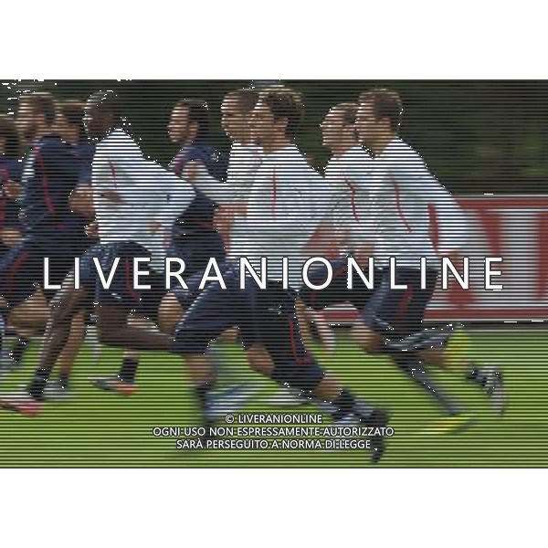 Raduno Nazionale Italiana a Coverciano Firenze - 08.11.2011 Allenamento Nella Foto:Marchisio-Gruppo /Ph.Vitez-Ag. Aldo Liverani CALCIO