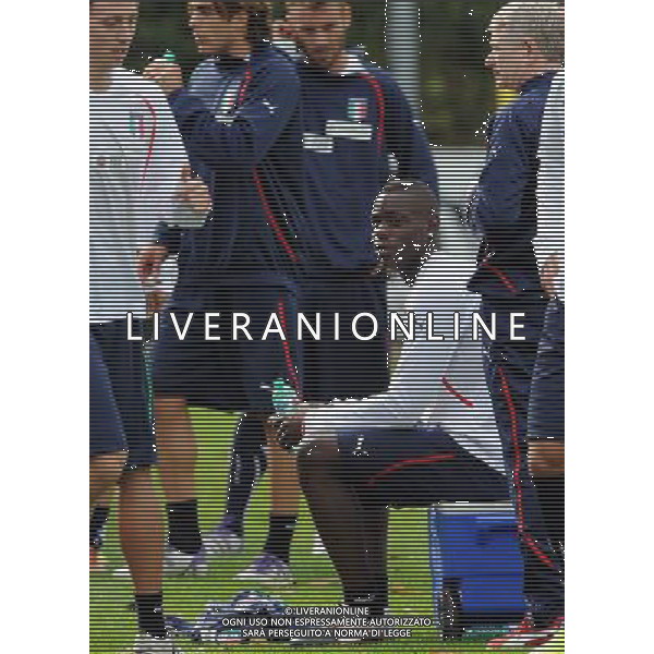 Raduno Nazionale Italiana a Coverciano Firenze - 08.11.2011 Allenamento Nella Foto:Balotelli /Ph.Vitez-Ag. Aldo Liverani CALCIO