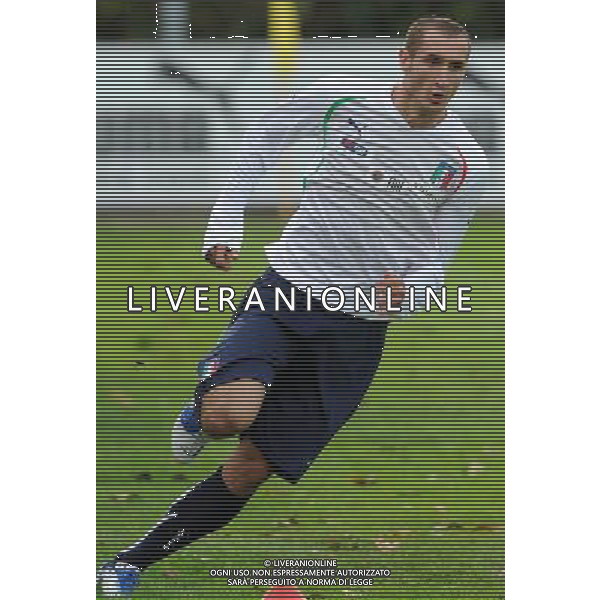 Raduno Nazionale Italiana a Coverciano Firenze - 08.11.2011 Allenamento Nella Foto:Chiellini /Ph.Vitez-Ag. Aldo Liverani CALCIO