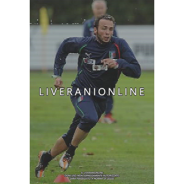 Raduno Nazionale Italiana a Coverciano Firenze - 08.11.2011 Allenamento Nella Foto:Pazzini /Ph.Vitez-Ag. Aldo Liverani CALCIO