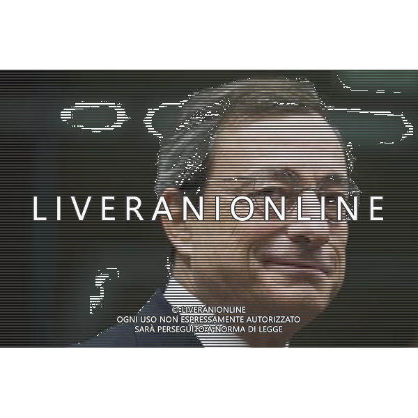 European Central Bank (ECB) President Mario Draghi prior to the start of an euro zone finance ministers\' meeting in Brussels, Belgium on 2011-11-07 AG ALDO LIVERANI S A S ONLY ITALY