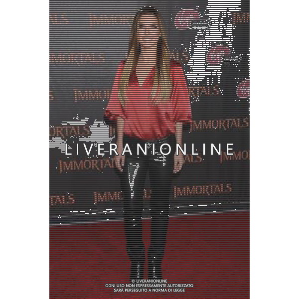 Audrina Patridge Photo by Gilbert Flores \'Immortals\' World Premiere at the Nokia Theatre LA Live November 7, 2011 - Los Angeles, California AG ALDO LIVERANI S A S ONLY ITALY