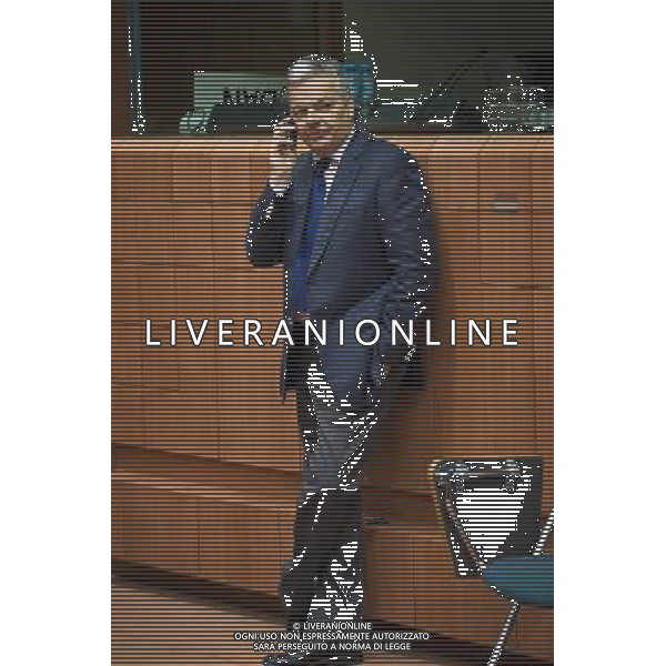 Didier Reynders, the Belgian finance minister prior to the start of an euro zone finance ministers\' meeting in Brussels, Belgium on 2011-11-07 © Wiktor Dabkowski - Photoshot - Ag. Aldo Liverani sas ITALY ONLY BRUXELLES - INCONTRO DEI MINISTRI DELLA FINANZA DELL\'EUROZONE