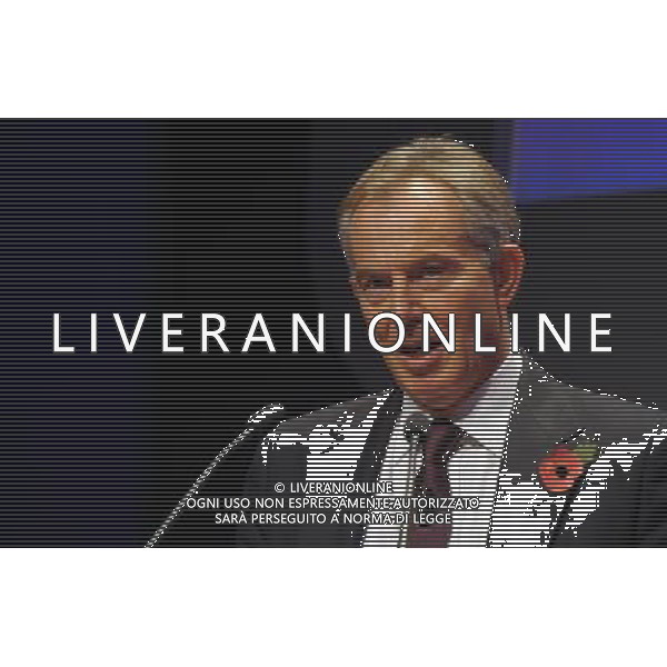 MILANO 10/11/2011 FIERAMILANOCITY WORLD BUSINESS FORUM NELLA FOTO TONY BLAIR FOTO ROMANO/AG ALDO LIVERANI