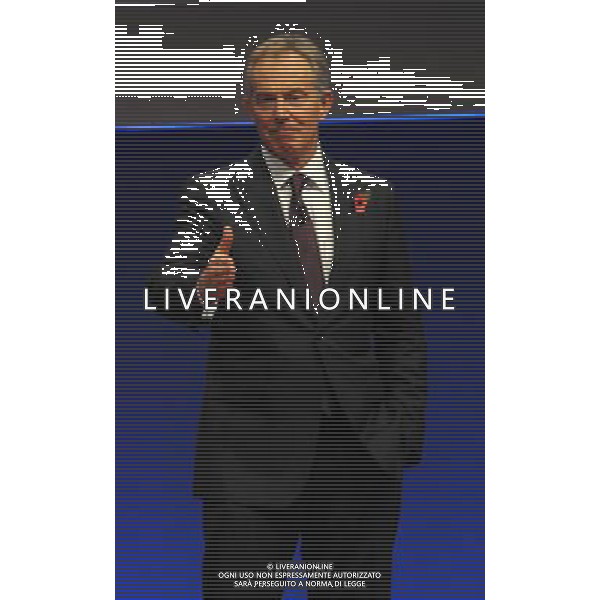 MILANO 10/11/2011 FIERAMILANOCITY WORLD BUSINESS FORUM NELLA FOTO TONY BLAIR FOTO ROMANO/AG ALDO LIVERANI