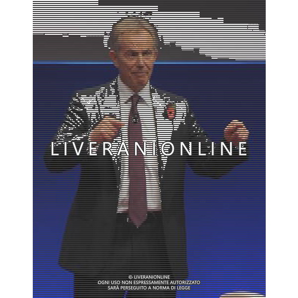 MILANO 10/11/2011 FIERAMILANOCITY WORLD BUSINESS FORUM NELLA FOTO TONY BLAIR FOTO ROMANO/AG ALDO LIVERANI