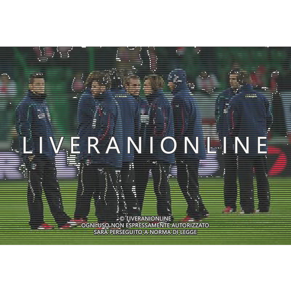 WROCLAW 11.11.2011 PILKA NOZNA MECZTOWARZYSKI FOOTBALL FRIENDLY MATCH POLSKA WLOCHY POLAND ITALY NZ WLOCHY ZAPOZNANIE Z OBIEKTEM FOT MAREK BICZYK / NEWSPIX.PL --- Newspix.pl amichevole polonia italia ©AG ALDO LIVERANI SAS ITALY ONLY