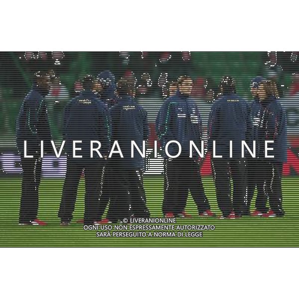 WROCLAW 11.11.2011 PILKA NOZNA MECZTOWARZYSKI FOOTBALL FRIENDLY MATCH POLSKA WLOCHY POLAND ITALY NZ WLOCHY ZAPOZNANIE Z OBIEKTEM FOT MAREK BICZYK / NEWSPIX.PL --- Newspix.pl amichevole polonia italia ©AG ALDO LIVERANI SAS ITALY ONLY