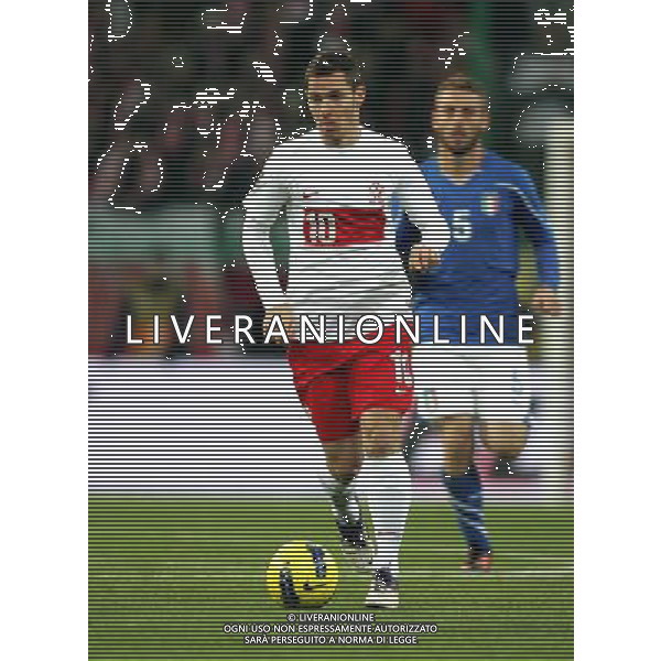 WROCLAW 11.11.2011 PILKA NOZNA REPREZENTACJA POLSKA SPARING MECZ TOWARZYSKI POLSKA - WLOCHY NZ LUDOVIC OBRANIAK POLSKA FOT MICHAL NOWAK / NEWSPIX.PL WROCLAW 11.11.2011 FOOTBALL NATIONAL TEAM FRIENDLY GAME POLAND - ITALY MICHAL NOWAK / NEWSPIX.PL --- Newspix.pl ©AG ALDO LIVERANI SAS POLONIA ITALIA -ITALY ONLY *** Local Caption *** .