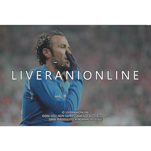 11.11.2011 WROCLAW STADION MIEJSKI. PILKA NOZNA REPREZENTACJA MECZ TOWARZYSKI POLSKA - WLOCHY (INTERNATIONAL FOOTBAL FRIENDLY GAME POLAND - ITALY) NZ/ BRAMKA GOL RADOSC GIAMPAOLO PAZZINI FOT. JAKUB KACZMARCZYK / PRESSFOCUS NEWSPIXPL --- Newspix.pl ©AG ALDO LIVERANI SAS - ITALY ONLY *** Local Caption *** .