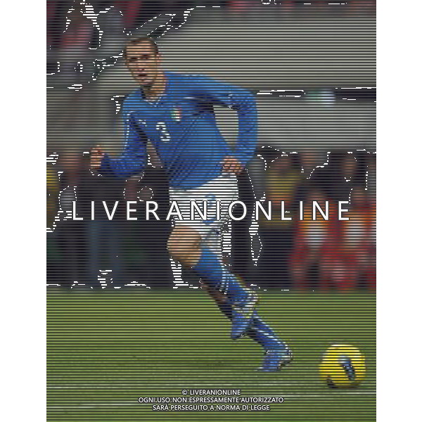 WROCLAW 11-11-2011 MECZ TOWARZYSKI SPARING POLSKA WLOCHY SPARING GAME FRIENDLY POLAND ITALY N/Z GIORGIO CHIELLINI FOT MACIEJ GILLERT / NEWSPIX.PL --- Newspix.pl AMICHEVOLE CALCIO POLONIA ITALIA ©AGENZIA ALDO LIVERANI SAS - ITALY ONLY - *** Local Caption *** .