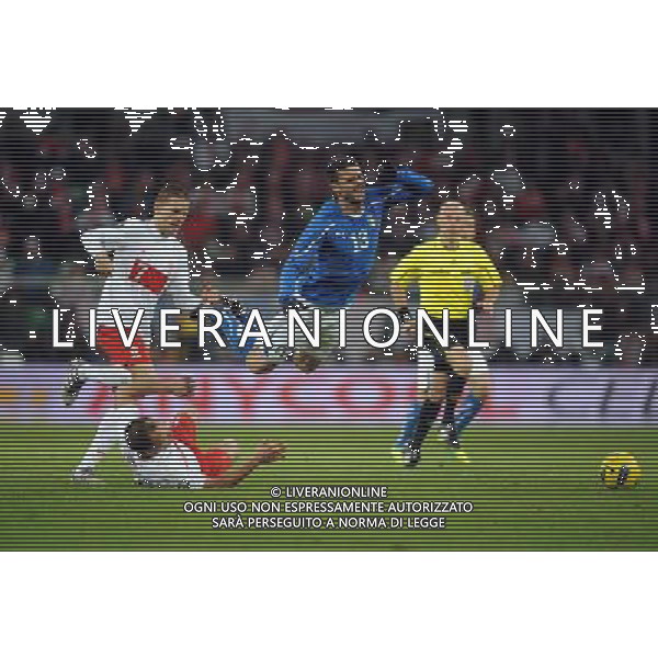 WROCLAW 11-11-2011 MECZ TOWARZYSKI SPARING POLSKA WLOCHY SPARING GAME FRIENDLY POLAND ITALY N/Z EUGEN POLANSKI ARKADIUSZ GLOWACKI THIAGO MOTTA FOT MACIEJ GILLERT / NEWSPIX.PL --- Newspix.pl AMICHEVOLE CALCIO POLONIA ITALIA ©AGENZIA ALDO LIVERANI SAS - ITALY ONLY - *** Local Caption *** .