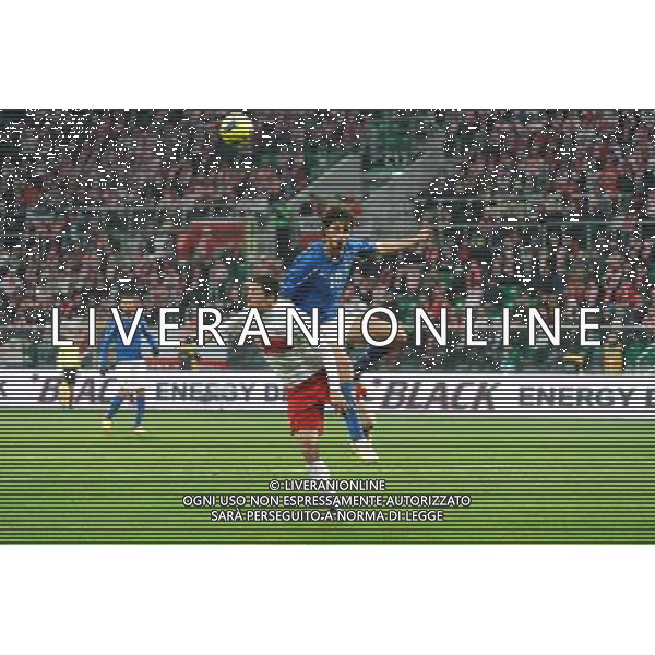 11.11.2011 WROCLAW STADION MIEJSKI PILKA NOZNA REPREZENTACJA KADRA SPOTKANIE TOWARZYSKIE KADRY FOOTBALL INTERNATIONAL FRIENDLY GAME 2011/2012 POLSKA - WLOCHY (POLAND VS. ITALY) N/Z FAUL, RZUT KARNY, ROBERT LEWANDOWSKI, ANDREA RANOCCHIA FOT PAWEL ANDRACHIEWICZ / PRESSFOCUS NEWSPIXPL --- Newspix.pl AMICHEVOLE CALCIO POLONIA ITALIA ©AGENZIA ALDO LIVERANI SAS - ITALY ONLY - *** Local Caption *** .