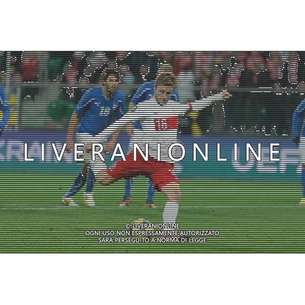 11.11.2011 WROCLAW STADION MIEJSKI PILKA NOZNA REPREZENTACJA KADRA SPOTKANIE TOWARZYSKIE KADRY FOOTBALL INTERNATIONAL FRIENDLY GAME 2011/2012 POLSKA - WLOCHY (POLAND VS. ITALY) N/Z RZUT KARNY, JAKUB BLASZCZYKOWSKI STRZELA, BRONI GIANLUIGI BUFFON FOT PAWEL ANDRACHIEWICZ / PRESSFOCUS NEWSPIXPL --- Newspix.pl AMICHEVOLE CALCIO POLONIA ITALIA ©AGENZIA ALDO LIVERANI SAS - ITALY ONLY - *** Local Caption *** .