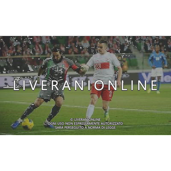 11.11.2011 WROCLAW STADION MIEJSKI PILKA NOZNA REPREZENTACJA KADRA MECZ TOWARZYSKI POLSKA - WLOCHY (INTERNATIONAL FOOTBAL FRIENDLY GAME POLAND - ITALY) N/Z GIANLUIGI BUFFON PAWEL BROZEK FOT NORBERT BARCZYK / PRESSFOCUS --- Newspix.pl AMICHEVOLE CALCIO POLONIA ITALIA ©AGENZIA ALDO LIVERANI SAS - ITALY ONLY - *** Local Caption *** .