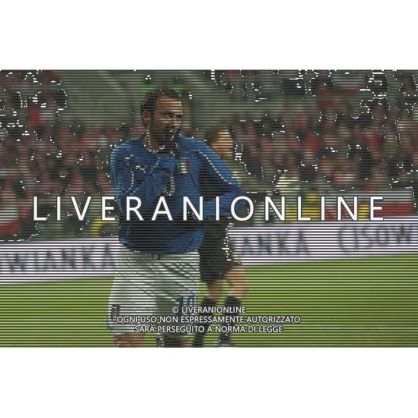 WROCLAW 11.11.2011 MIEDZYNARODOWY MECZ TOWARZYSKI: POLSKA - WLOCHY --- INTERNATIONAL FRIENDLY FOOTBALL MATCH: POLAND - ITALY GIAMPAOLO PAZZINI FOT. PIOTR KUCZA / NEWSPIX.PL --- Newspix.pl AMICHEVOLE CALCIO POLONIA ITALIA ©AGENZIA ALDO LIVERANI SAS - ITALY ONLY - *** Local Caption *** .