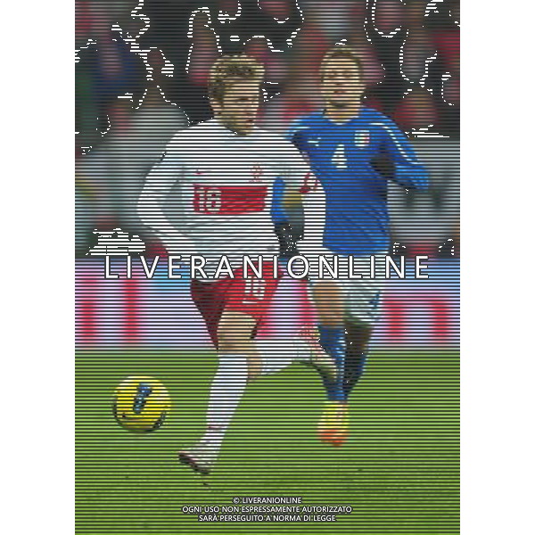 WROCLAW 11.11.2011 PILKA NOZNA MECZTOWARZYSKI FOOTBALL FRIENDLY MATCH POLSKA WLOCHY POLAND ITALY NZ JAKUB BLASZCZYKOWSKI FOT MAREK BICZYK / NEWSPIX.PL --- Newspix.pl AMICHEVOLE CALCIO POLONIA ITALIA ©AGENZIA ALDO LIVERANI SAS - ITALY ONLY - *** Local Caption *** .