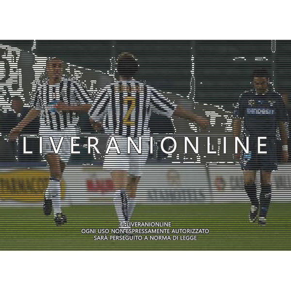 Juventus-Lazio Finale Coppa Italia Tim Cup 12/05/2004 nella foto esultanza dopo il gol di david trezeguet agenzia aldo liverani