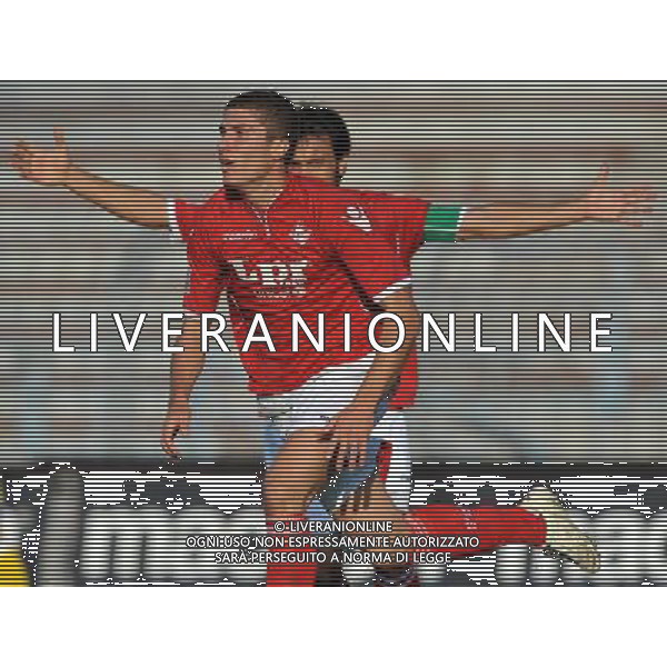 Lega Pro 1Â° Divisione Girone B 2011/2012 12Â°Giornata Piacenza - 13.11.2011 Piacenza-Frosinone Nella Foto:Lisi Francesco esultanza dopo gol /Ph.Vitez-Ag. Aldo Liverani