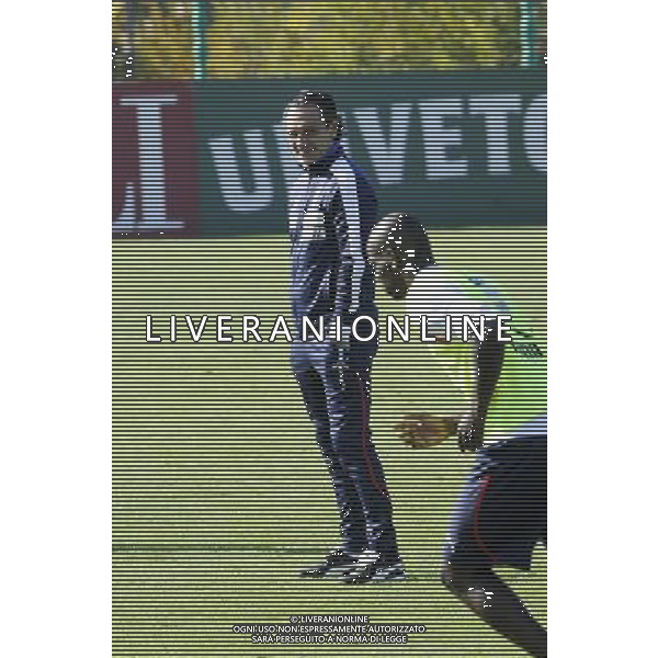 Roma - 14/11/2011 - Centro sportivo La Borghesiana - Allenamento della Nazionale Italiana - nella foto: Cesare Prandelli osserva Mario Balotelli å© Fabrizio Corradetti - Ag. Aldo Liverani sas