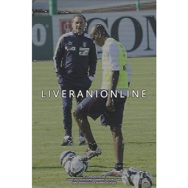 Roma - 14/11/2011 - Centro sportivo La Borghesiana - Allenamento della Nazionale Italiana - nella foto: Cesare Prandelli e Mario Balotelli å© Fabrizio Corradetti - Ag. Aldo Liverani sas