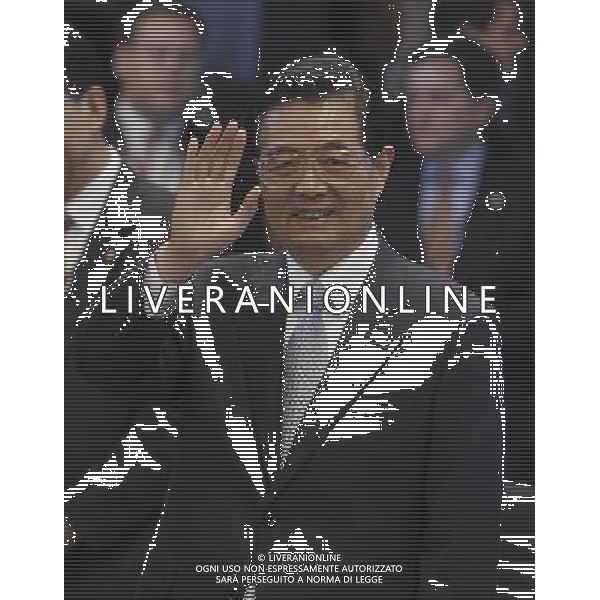 (111114) -- HONOLULU, Nov. 14, 2011 () -- Chinese President Hu Jintao attends the 19th Asia-Pacific Economic Cooperation (APEC) Informal Leadership Meeting in Honolulu, Hawaii, the U.S., on Nov. 13, 2011. (/Zhang Jun) (lfj) ©photoshot/Agenzia Aldo Liverani Sas - ITALY ONLY - 19ma Assemblea dei leaders economici dell\'APEC (Asia-Pacific Economic Cooperation) a Honolulu , Hawaii, Stati Uniti, 13 novembre 2011. 