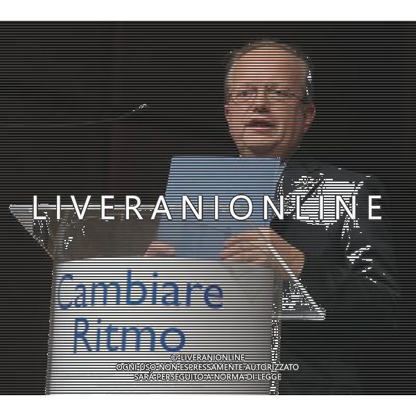MILANO 14/11/2011 AUDITORIUM DI MILANO FONDAZIONE CARIPLO L.go GUSTAV MAHLER STATI GENERALI 2011 CONFINDUSTRIA LOMBARDIA NELLA FOTO ALBERTO BARCELLA PRESIDENTE CONFINDUSTRIA LOMBARDIA FOTO ROMANO/AG ALDO LIVERANI