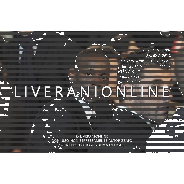 Gli Azzurri della Nazionale Italiana di Calcio vengono ricevuti dal Presidente della repubblica Giorgio Napolitano al Quirinale 15/11/2011 nella foto Mario Balotelli ©Corradetti/Agenzia Aldo Liverani Sas 