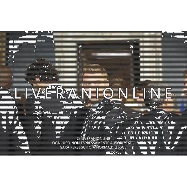 Gli Azzurri della Nazionale Italiana di Calcio vengono ricevuti dal Presidente della repubblica Giorgio Napolitano al Quirinale 15/11/2011 nella foto Daniele De Rossi ©Corradetti/Agenzia Aldo Liverani Sas 