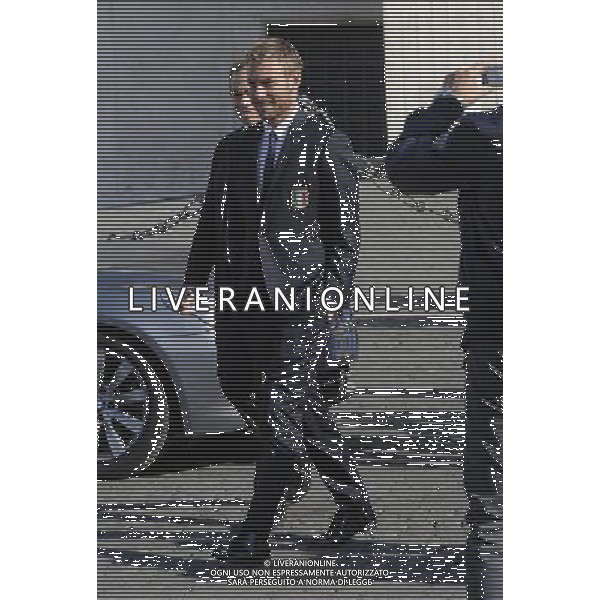 Gli Azzurri della Nazionale Italiana di Calcio vengono ricevuti dal Presidente della repubblica Giorgio Napolitano al Quirinale 15/11/2011 nella foto Daniele De Rossi ©Corradetti/Agenzia Aldo Liverani Sas 