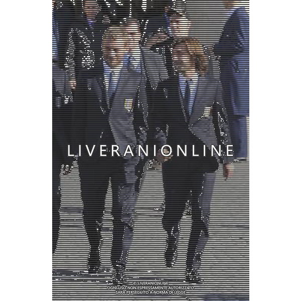 Gli Azzurri della Nazionale Italiana di Calcio vengono ricevuti dal Presidente della repubblica Giorgio Napolitano al Quirinale 15/11/2011 nella foto Daniele De Rossi e Andrea Pirlo ©Corradetti/Agenzia Aldo Liverani Sas 