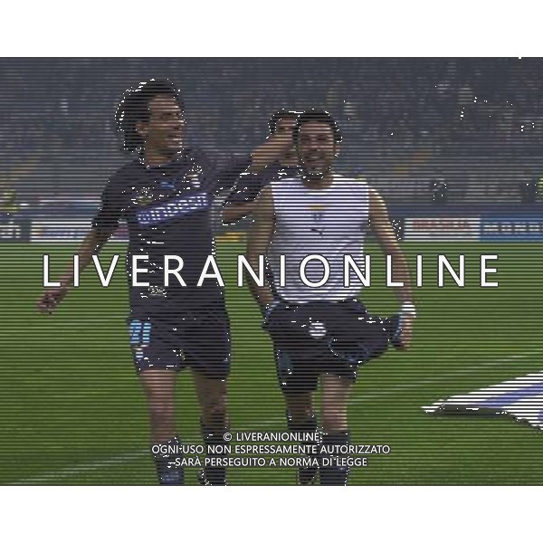 TORINO 13/05/04 FINALE TIM CUP 2003/04 JUVENTUS-LAZIO NELLA FOTO INZAGHI SIMONE E FIORE STEFANO PH GIGI ARCAINI/AG.ALDO LIVERANI