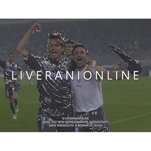 TORINO 13/05/04 FINALE TIM CUP 2003/04 JUVENTUS-LAZIO NELLA FOTO INZAGHI SIMONE E FIORE STEFANO PH GIGI ARCAINI/AG.ALDO LIVERANI