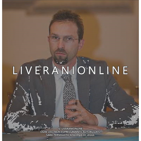 VICENZA CONSIGLIO FEDERALE 08/11/2011 nella foto Umberto Calcagno Vice Presidente (AIC )©AG ALDO LIVERANI SAS