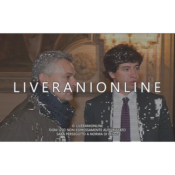 VICENZA CONSIGLIO FEDERALE 08/11/2011 nella foto Roberto Baggio Presidente technico,Demetrio Albertini Vice Presidente( FIGC )©AG ALDO LIVERANI SAS