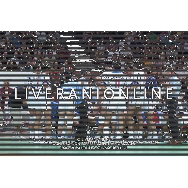 WUORLD LEAGUE VARESE 18/06/2000 NELLA FOTO ANASTASI IN TIME OUT FOTO ALDO LIVERANI ITALIA-ARGENTINA