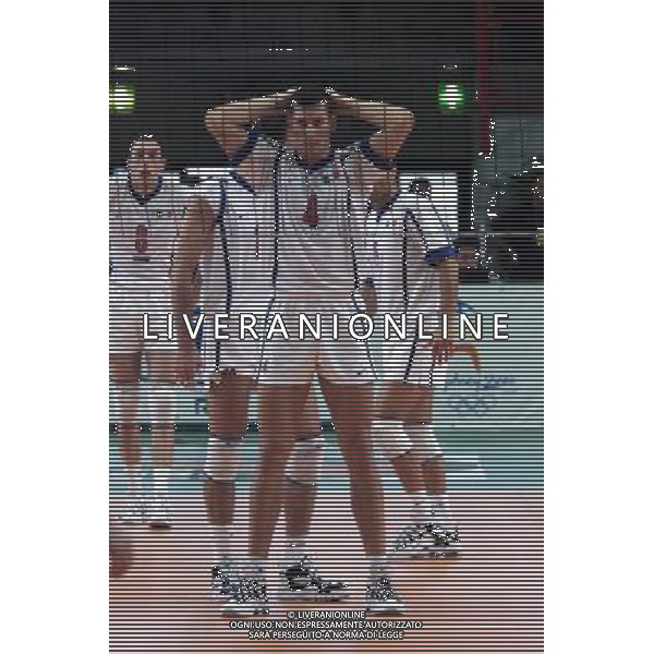 WUORLD LEAGUE VARESE 18/06/2000 NELLA FOTO MASTRANGELO LUIGI FOTO ALDO LIVERANI ITALIA-ARGENTINA