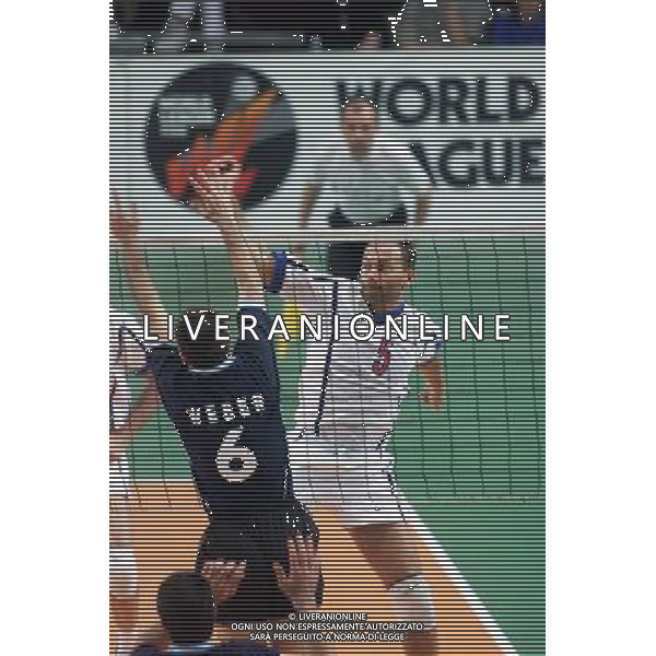 WUORLD LEAGUE VARESE 18/06/2000 NELLA FOTO TOFOLI PAOLO FOTO ALDO LIVERANI ITALIA-ARGENTINA