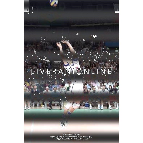 WUORLD LEAGUE VARESE 18/06/2000 NELLA FOTO VERMIGLIO VALERIO FOTO ALDO LIVERANI ITALIA-ARGENTINA