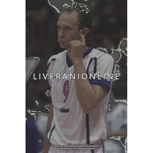 ITALIA-SPAGNA VOLLEY 25/05/2001 NELLA FOTO LORENZO BERNARDI AG ALDO LIVERANI