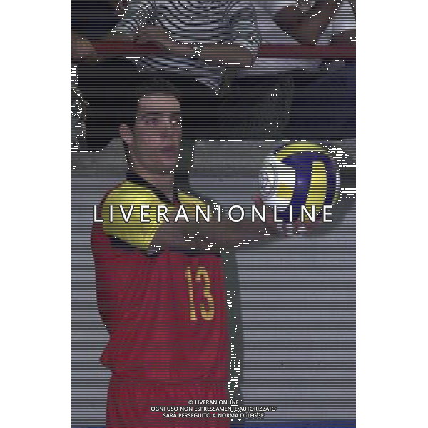 ITALIA-SPAGNA VOLLEY 25/05/2001 NELLA FOTO CASILLA AG ALDO LIVERANI