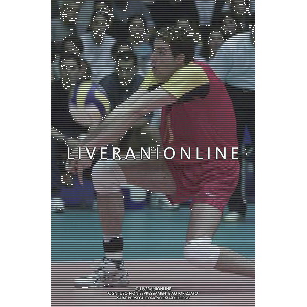 ITALIA-SPAGNA VOLLEY 25/05/2001 NELLA FOTO CASILLA AG ALDO LIVERANI
