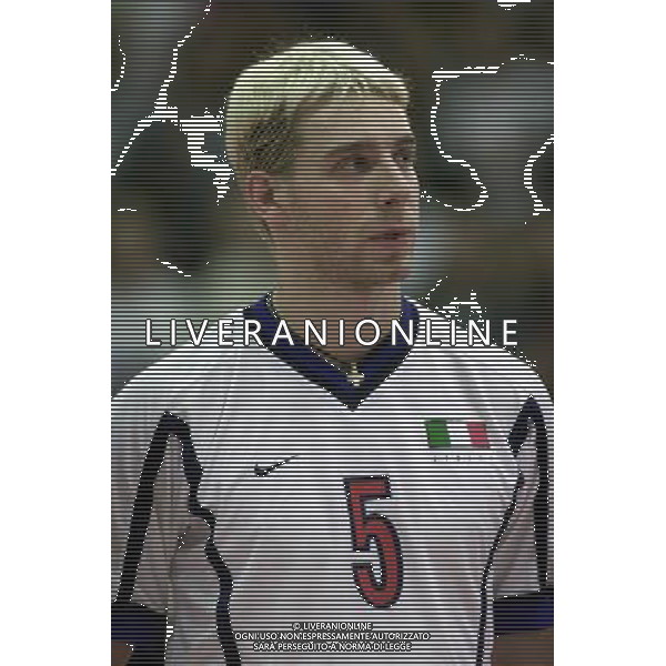 ITALIA-SPAGNA VOLLEY 25/05/2001 NELLA FOTO CRISTIAN CASOLI AG ALDO LIVERANI