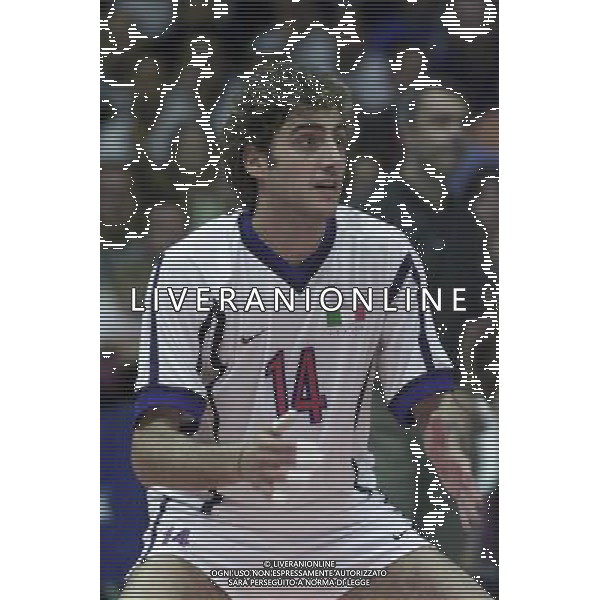 ITALIA-SPAGNA VOLLEY 25/05/2001 NELLA FOTO Alessandro Fei AG ALDO LIVERANI