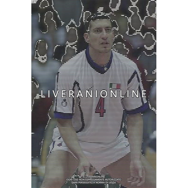 ITALIA-SPAGNA VOLLEY 25/05/2001 NELLA FOTO LUIGI MASTRANGELO AG ALDO LIVERANI