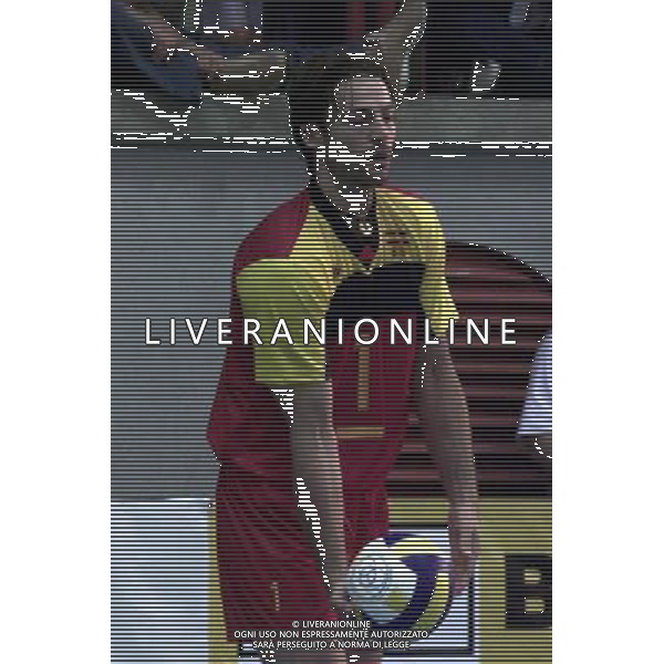 ITALIA-SPAGNA VOLLEY 25/05/2001 NELLA FOTO PASCUAL AG ALDO LIVERANI