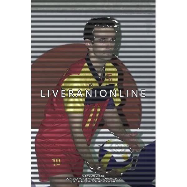 ITALIA-SPAGNA VOLLEY 25/05/2001 NELLA FOTO PRENAFETA AG ALDO LIVERANI