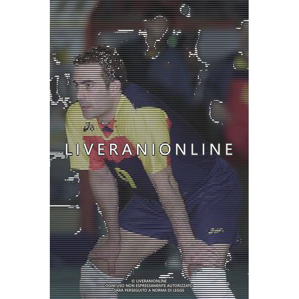 ITALIA-SPAGNA VOLLEY 25/05/2001 NELLA FOTO VALIDO AG ALDO LIVERANI