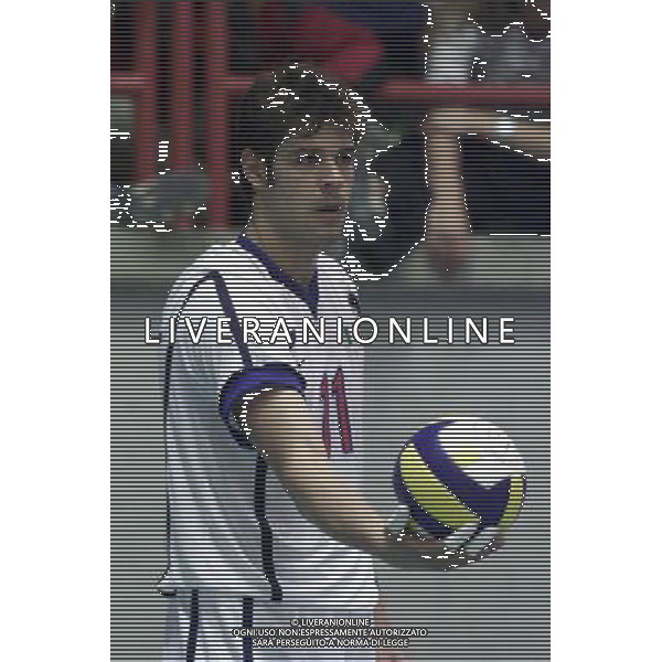 ITALIA-SPAGNA VOLLEY 25/05/2001 NELLA FOTO Hristo Zlatanov AG ALDO LIVERANI